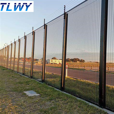Линия периметр Anping TLWY аэропорта столба 60*2mm ограждая высокий уровень безопасности