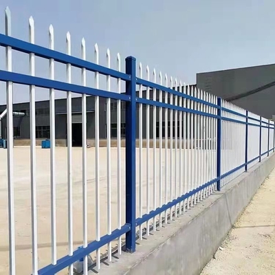 PVC двора покрыл гальванизированный OEM ODM загородки Zine стальной декоративный