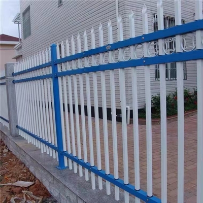 PVC двора покрыл гальванизированный OEM ODM загородки Zine стальной декоративный