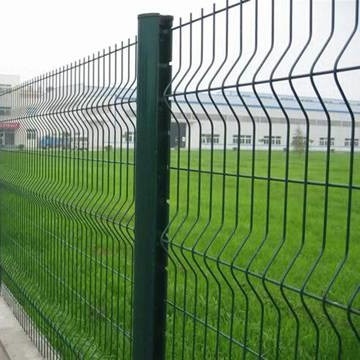 Панели загородки сада фабрики 3D Anping TLWY загородка ячеистой сети высококачественной китайской Curvy сваренная со столбами персика